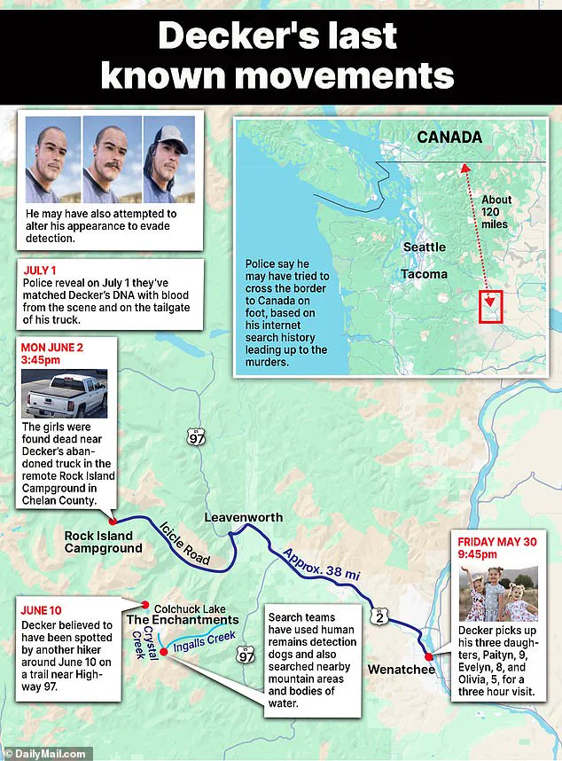 Fugitive Travis Decker's Search Enters Fourth Month as Non-Human Remains Found Amid Ongoing Hunt for Murderer