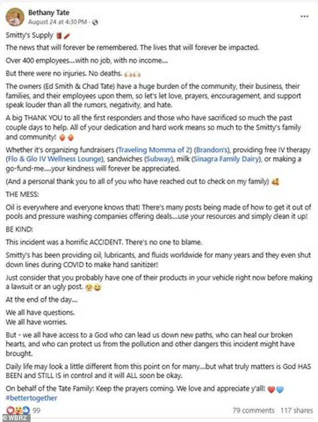 Community Outcry and Regulatory Scrutiny Follow Louisiana Oil Company Explosion