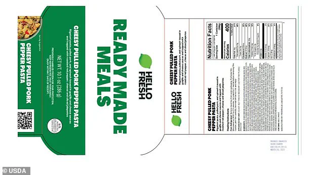 USDA Issues Health Alert Over Listeria Contamination in HelloFresh Meals, Urging Recall and Consumer Caution