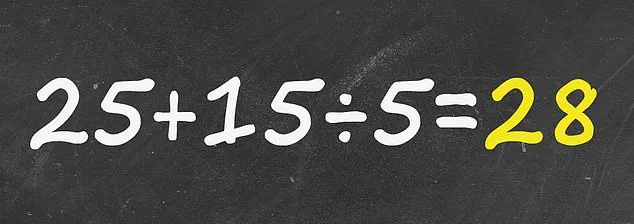 A Simple Math Problem Sparks Nostalgia and Confusion Online