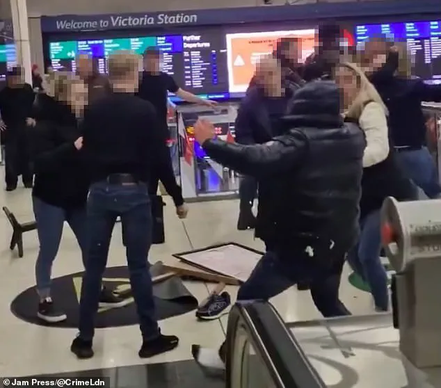 Violent Incident at Victoria Station: Altercation Outside London Pub