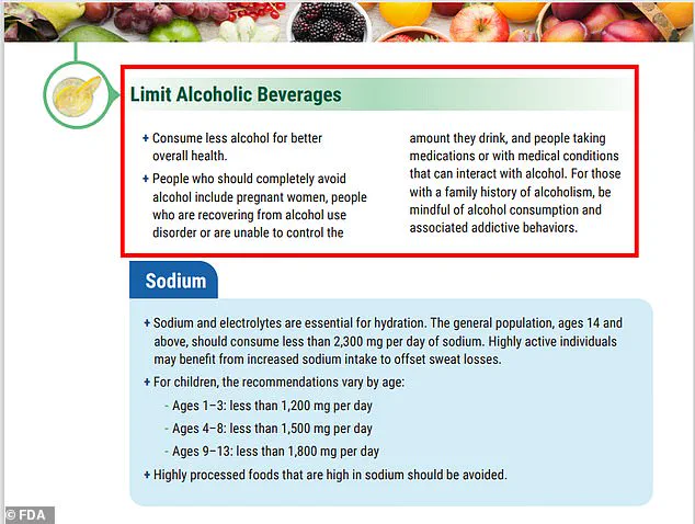 Trump's 'Consume Less Alcohol' Directive Sparks Debate Over Vagueness in New Dietary Guidelines, as Health Experts Voice Mixed Reactions