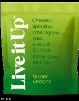 FDA and CDC Issue Urgent Recall of Live it Up Super Greens Supplement Amid Salmonella Outbreak Linked to 45 Illness Cases