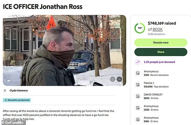 ICE Agent Jonathan Ross Receives Over $1 Million in Far-Right Crowdfunding After Fatal Shooting of Renee Nicole Good