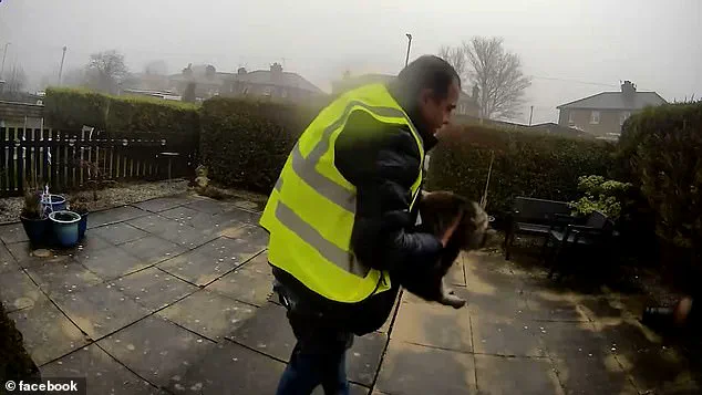 Shocking Footage Shows Delivery Driver Allegedly Stealing Family's Cat in Elland