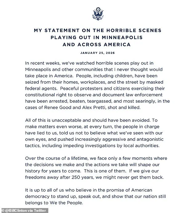 Minneapolis Shootings Spark Debate on Trump Policies and Public Accountability as Former Leaders Condemn Administration's Handling of Crisis