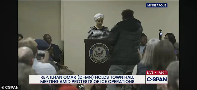 Congresswoman Ilhan Omar Survives Physical Attack During Town Hall Meeting as Debate Over Border Patrol Shooting Intensifies
