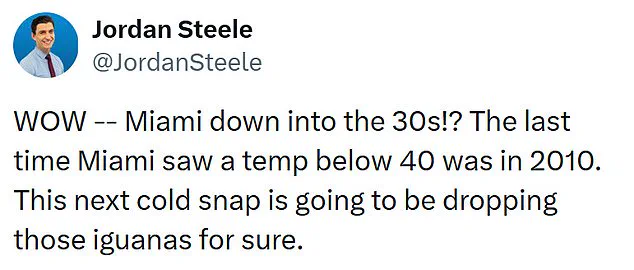 Historic Cold Snap Slams Miami as Residents and Meteorologists Sound the Alarm