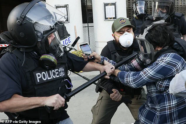 Protesters and Police Clash in Los Angeles Over ICE Raids at Federal Prison