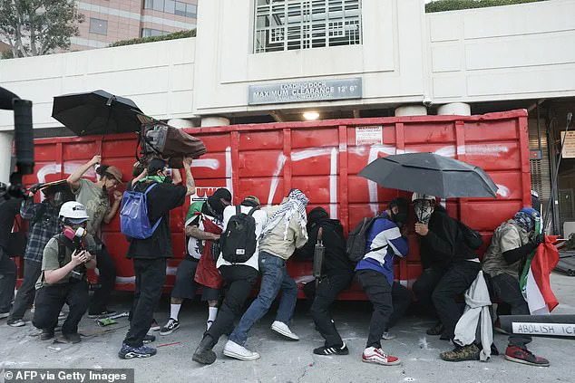 Protesters and Police Clash in Los Angeles Over ICE Raids at Federal Prison