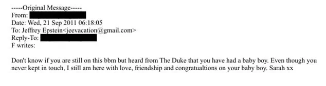 Emails Reveal Sarah Ferguson Visited Epstein with Daughters Five Days After His Release