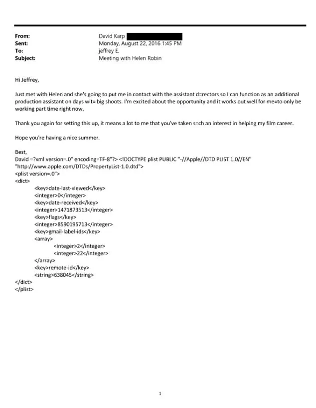 New Emails Reveal Brad Karp's 2016 Outreach to Jeffrey Epstein Over Son's Woody Allen Internship