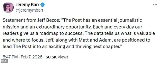 Will Lewis Resigns as Washington Post CEO Amid Outrage Over Sweeping Layoffs