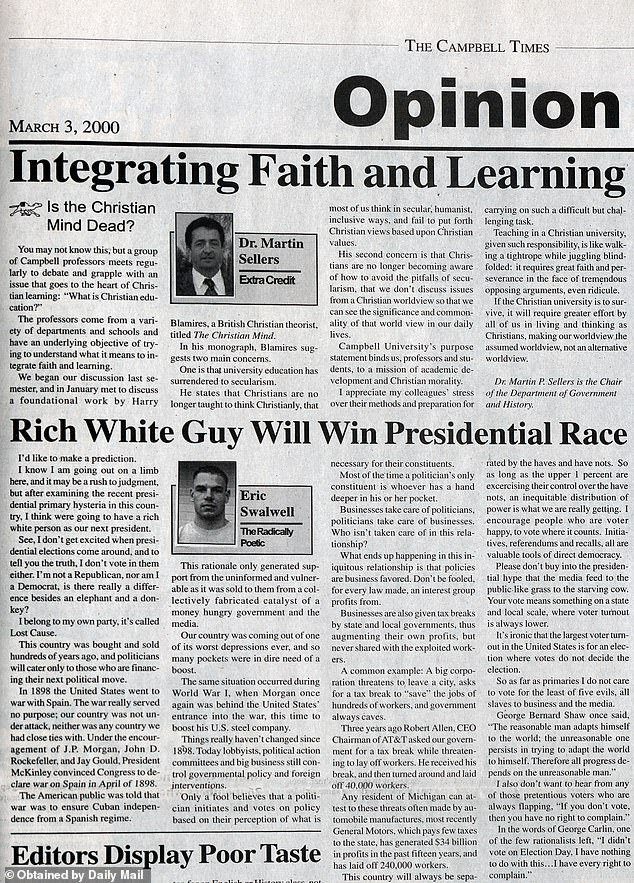 From Campus Radical to Pro-Police Advocate: The Hidden Past of Eric Swalwell