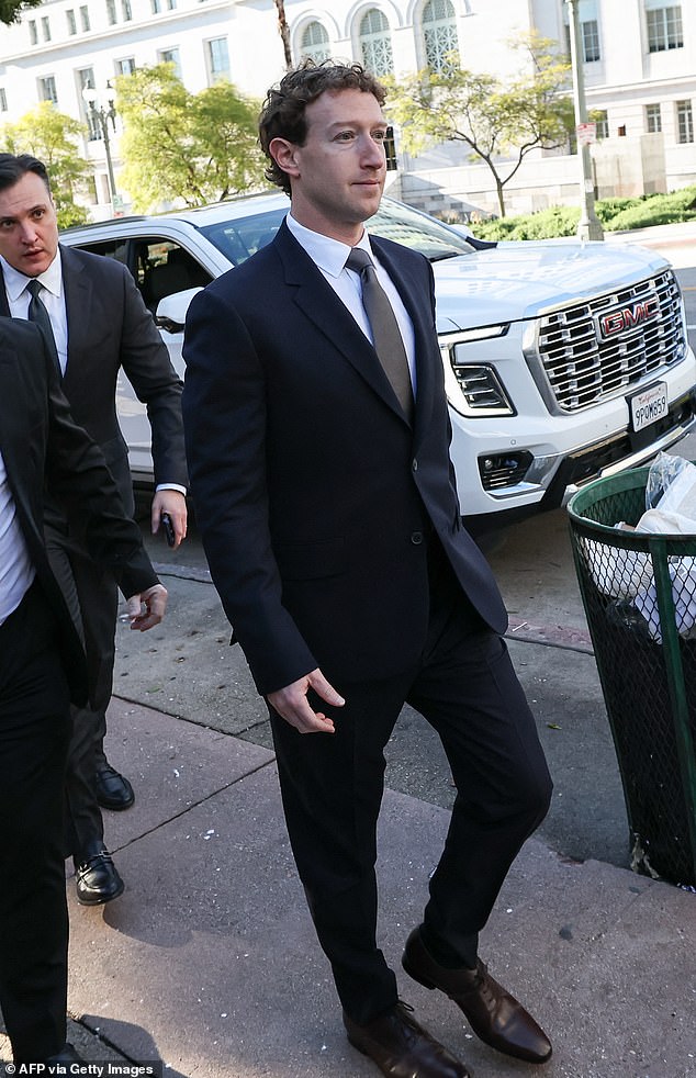 Mark Zuckerberg Arrives for Landmark Trial on Social Media's Impact on Youth Mental Health