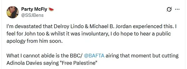 BBC's BAFTAs Controversy: Racial Slur and Censored Palestine Call