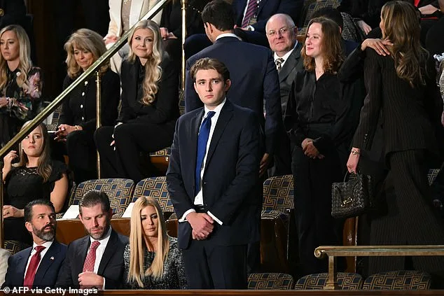 Barron Trump's Blue Tie at the State of the Union: A Subtle Symbol of Discretion in a Sea of Red