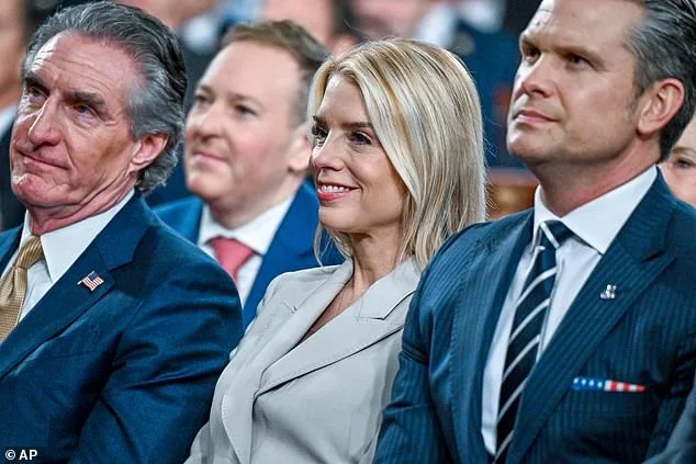 Pam Bondi's Grin as Trump Ties Tariffs to Dow Jones Surge in SOTU