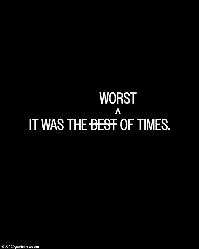 Gavin Newsom's 'In Memoriam' Video Criticizes Noem with McLachlan's Ballad and MAGA Jibe