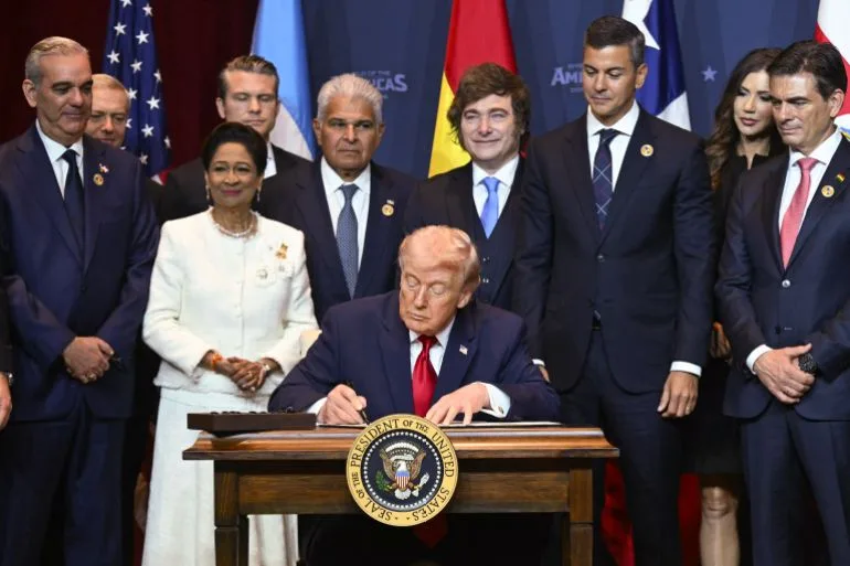Trump Announces Americas Counter-Cartel Coalition at 'Shield of the Americas' Summit, Pushing Military-Driven Strategy Against Transnational Criminal Networks