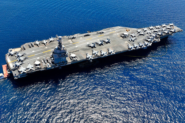 Fire on USS Gerald R. Ford Fully Contained, No Propulsion Damage Reported