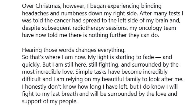 Mel Schilling's Cancer Journey: A Harrowing Reminder of the Importance of Early Detection