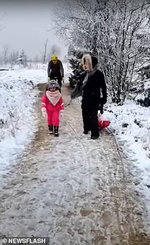 Viral Video of Cyclist Accidentally Knocking Child into Snow Ignites Years-Long Legal Saga
