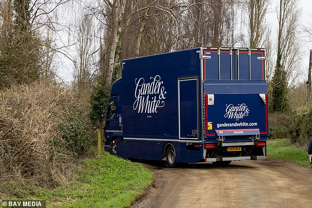 Gander & White Vans Signal Move for Andrew Mountbatten-Windsor to Sandringham Estate