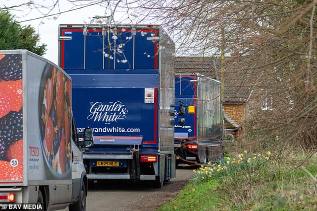 Gander & White Vans Signal Move for Andrew Mountbatten-Windsor to Sandringham Estate