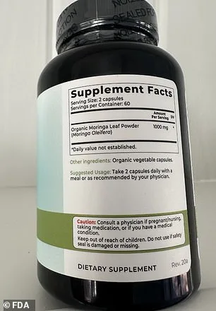 CDC Expands Recall as Salmonella Outbreak from Moringa Supplements Hospitalizes 26
