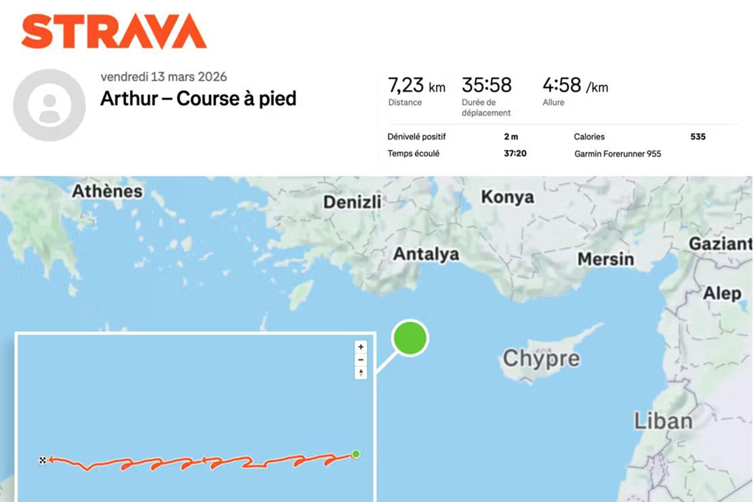 Smartwatch Data from French Officer Reveals Carrier's Location on Strava