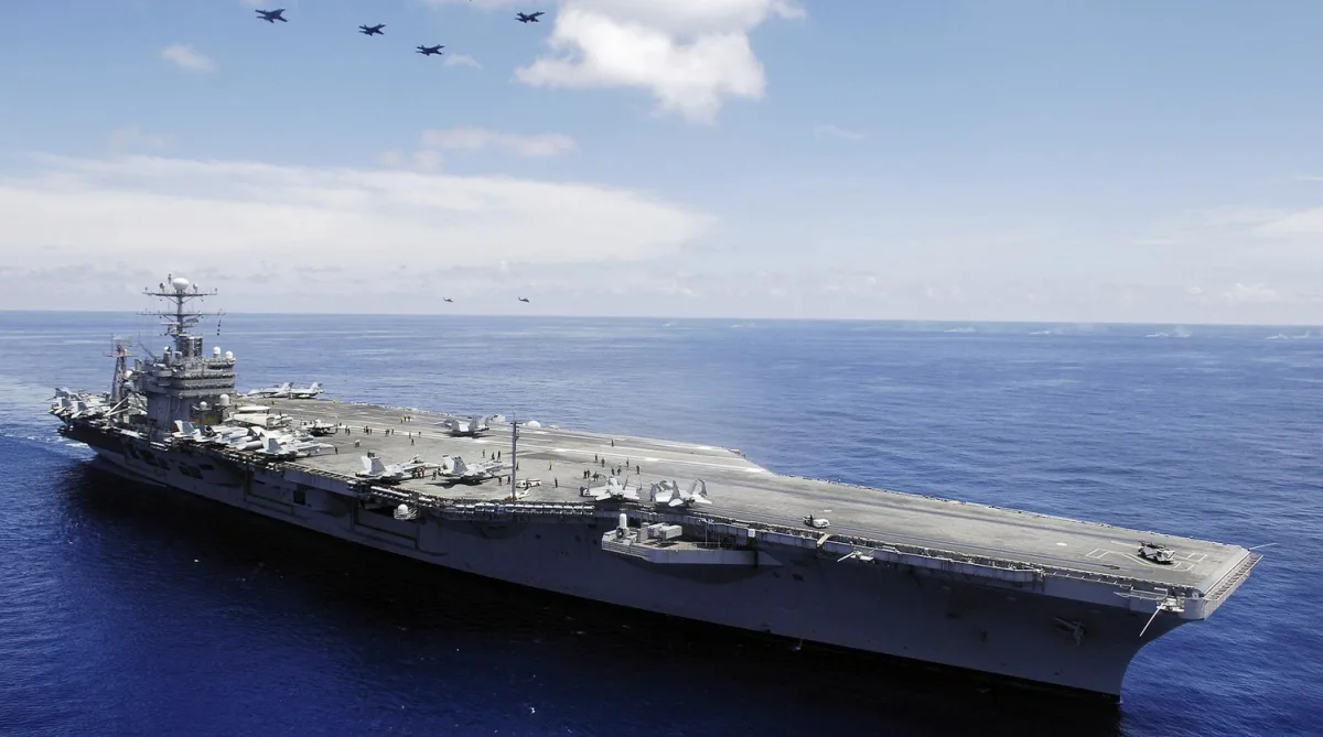 U.S. Carrier USS Abraham Lincoln Remains in Standoff with Iran, Escalating Tensions in Persian Gulf