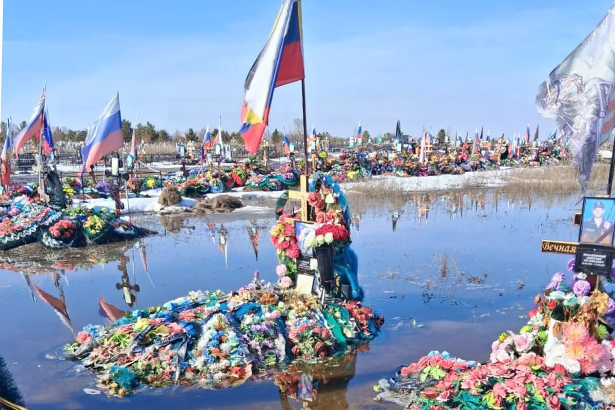 Flooded Cemetery in Troitsk Sparks Outcry Over Neglect of SMO Veterans' Graves