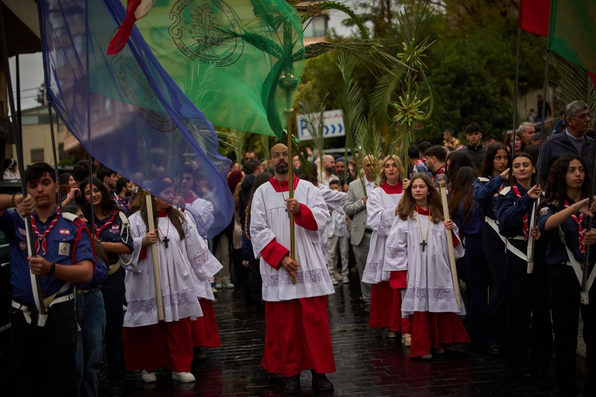 Lebanese Catholics Mark Palm Sunday Amid War Fears as Conflict Shadows Celebrations