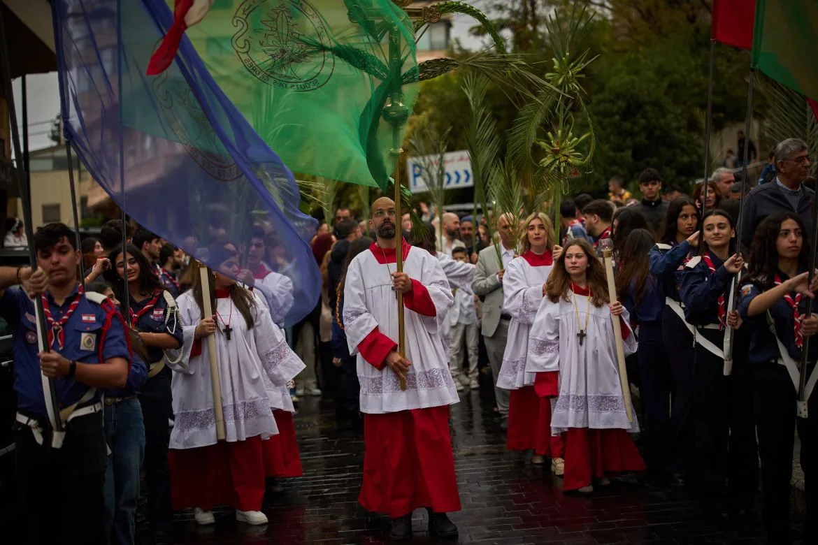 Lebanese Catholics Mark Palm Sunday Amid War Fears as Conflict Shadows Celebrations