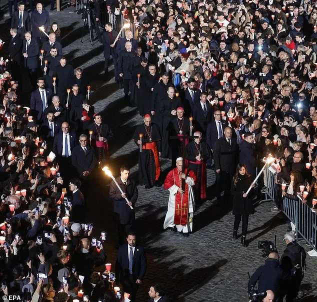 Pope Leo XIV Makes Historic Debut Carrying Cross Through Entire Good Friday Procession at Colosseum
