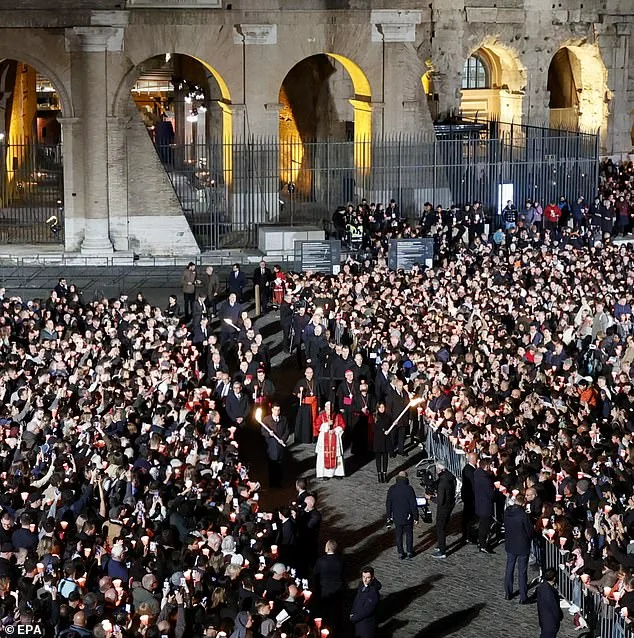 Pope Leo XIV Makes Historic Debut Carrying Cross Through Entire Good Friday Procession at Colosseum
