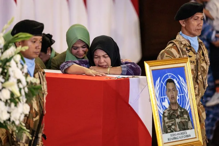 Indonesia Marks Solemn Return of Fallen UN Peacekeepers Amid Escalating Conflict, Raising Questions Over Safety Protocols