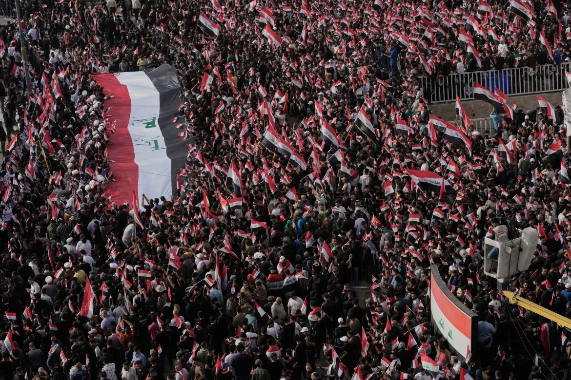 Mass Protests in Baghdad: Shia Cleric's Supporters Condemn US-Israeli War on Iran