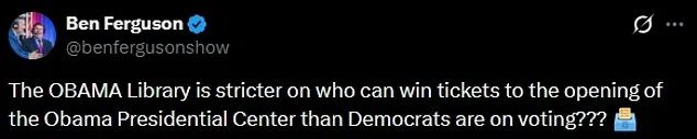 Hypocrisy at the Obama Presidential Center: Fighting Voter ID Laws While Requiring IDs for Museum Access
