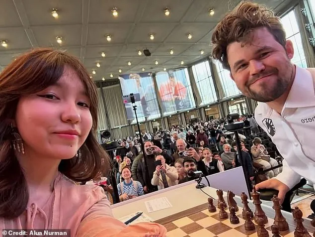 Magnus Carlsen and Alua Nurman at Center of Grenke Chess Festival Controversy Over Selfie and Mobile Phone Incident