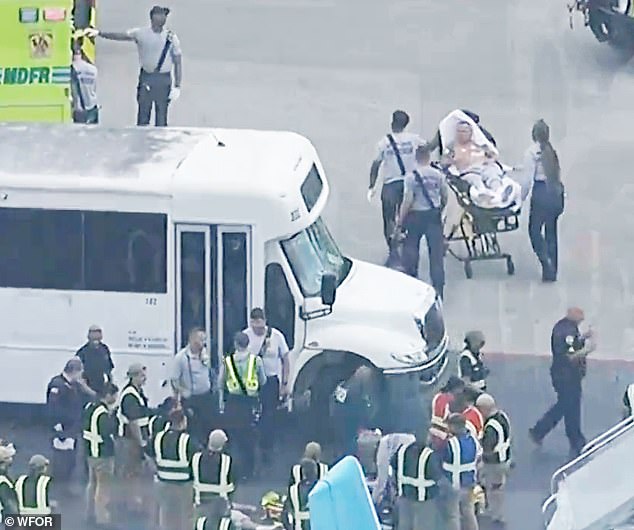 Four passengers collapsed from heat after AC failure on ICE charter plane.