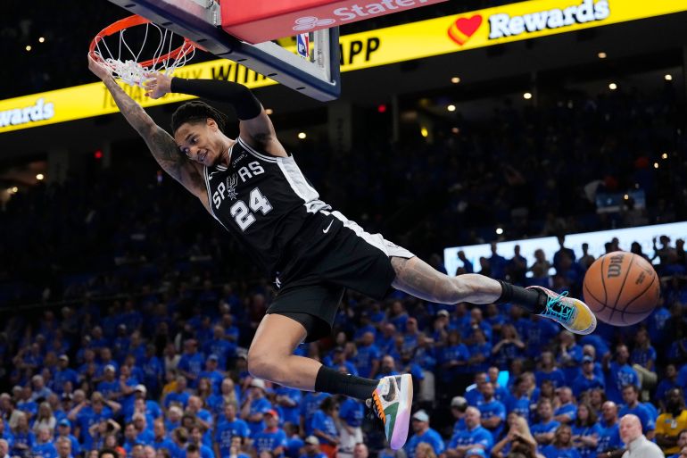Spurs defeat Thunder to reach NBA Finals against Knicks