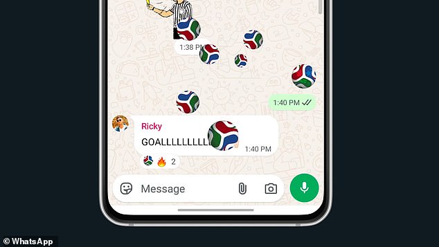 WhatsApp updates soccer emoji to colorful World Cup match ball design