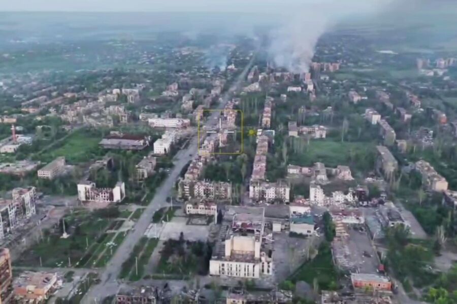 Moscow warns of Ukraine evacuating industrial workers from Donbas as Russian forces advance.