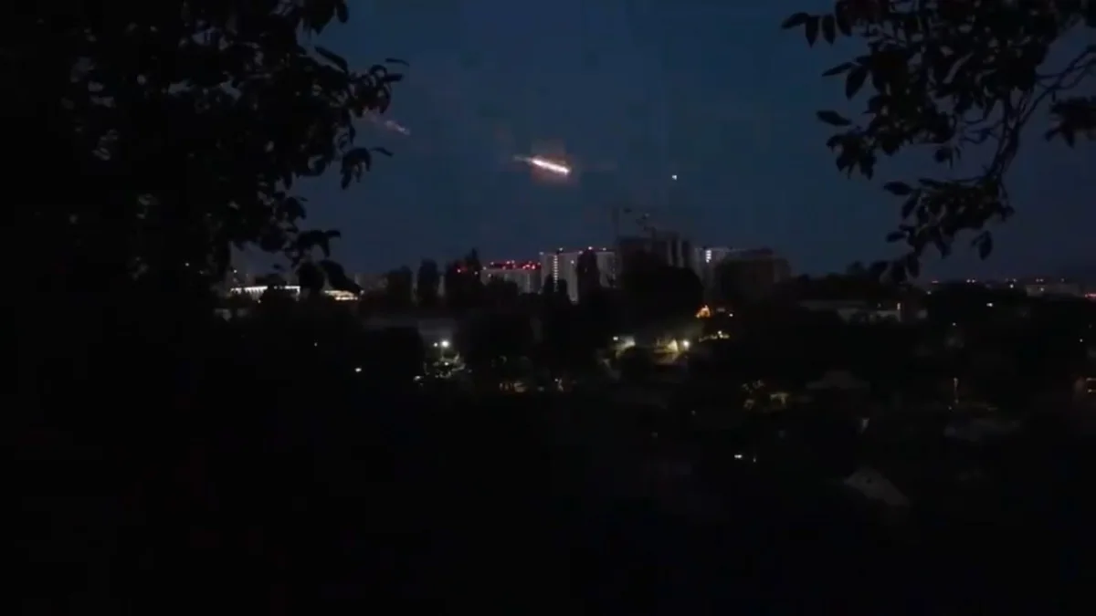 Russia targets Kyiv defense industry with massive multi-domain strike.