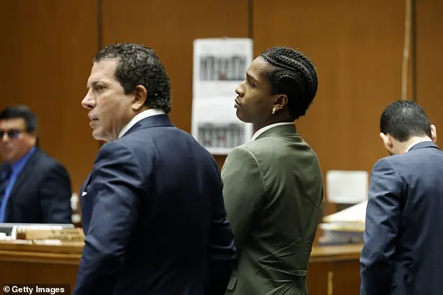 Rihanna supports boyfriend A$AP Rocky in court