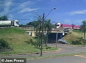 Brazil Truck Driver Escapes Fireball Collision