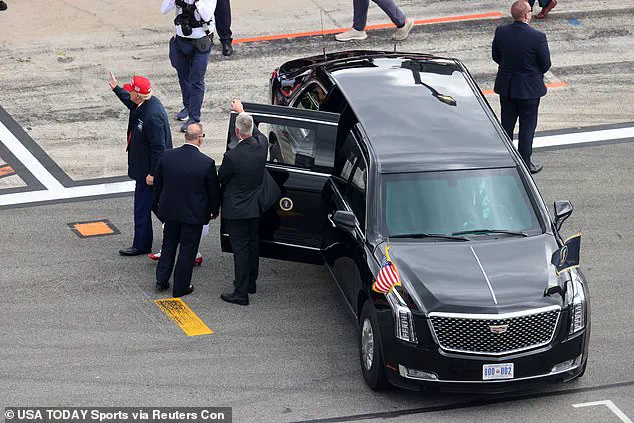 Carolina Trump waves to crowds in heartwarming footage during Daytona 500