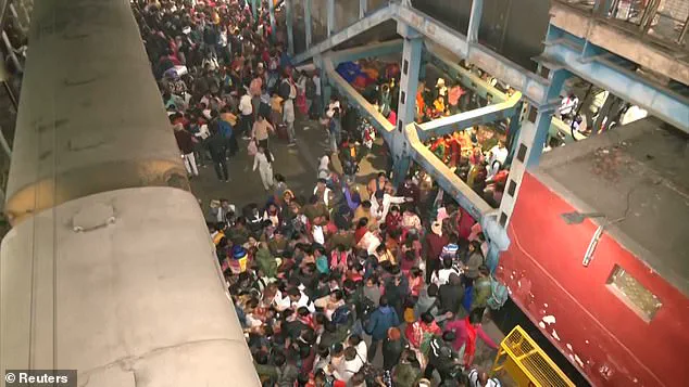 Crowds Crammed on Delayed Trains at Indian Train Station, Causing a 'Stampede' That Left at Least 15 People Dead